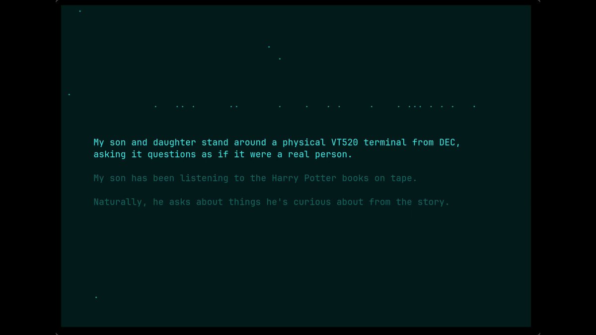 Voice in the terminal