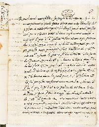 Folio 70r: Italian prose followed by four lines of cipher